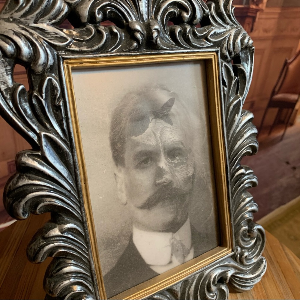 Halloween Creepy Photo Lenticular Spooky Changing Framed Web Dusty Haunted House - Picture 8 of 13